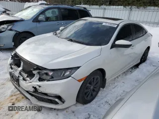2021 Honda Civic Sedan EX with VIN 2HGFC2F76MH003277, listed as a Copart auction lot 45708695 with 86,104 mi miles and Salvage Title. Bid and sale history available at carsss.com. Image 1.