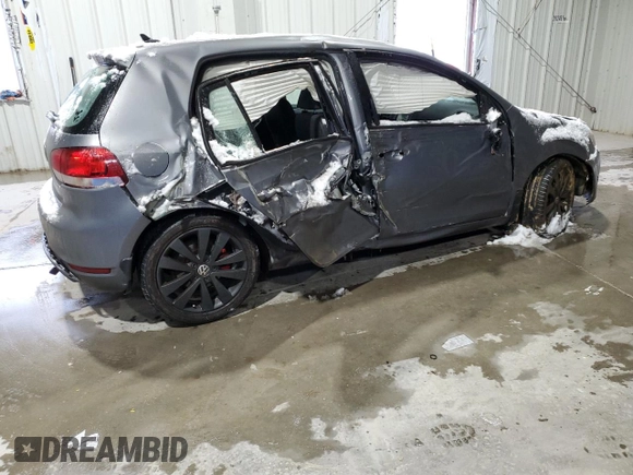 2014 Volkswagen Golf TDI w/Sunroof & Nav with VIN WVWDM7AJ8EW005019, listed as a Copart auction lot 87408824 with 88,332 mi miles and Salvage title. Bid and sale history available at DreamBid. Image 3.