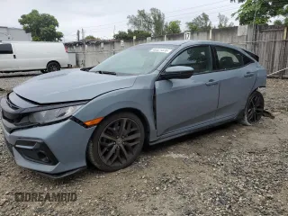 2021 Honda Civic Sport with VIN SHHFK7H45MU218803, listed as a Copart auction lot 46521875 with 79,949 mi miles and Non Repairable. Bid and sale history available at DreamBid. Image 1.