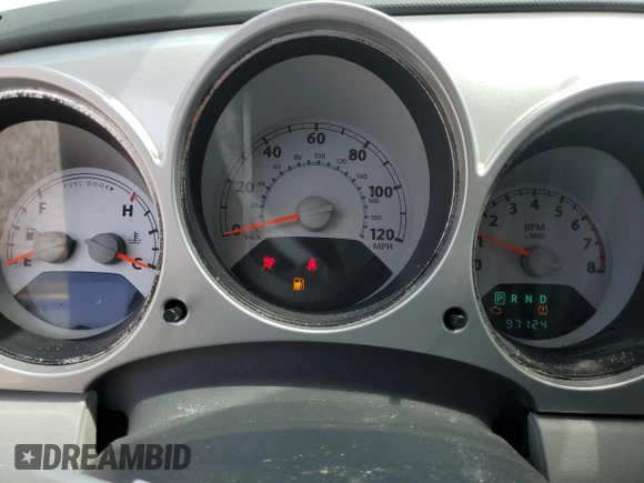 2008 Chrysler PT Cruiser with VIN 3A8FY48B38T120849, listed as a Copart auction lot 60921214 with 97,124 mi miles and Non Repairable. Bid and sale history available at DreamBid. Image 9.