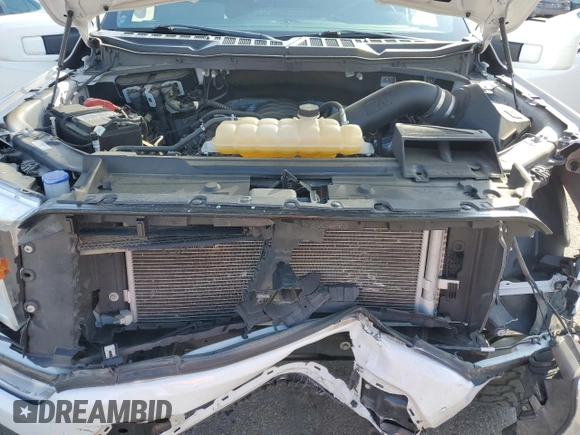 2022 Ford F-150 XL with VIN 1FTFW1E50NFA71691, listed as a Copart auction lot 55282625 with 47,492 mi miles and Salvage title. Bid and sale history available at DreamBid. Image 11.