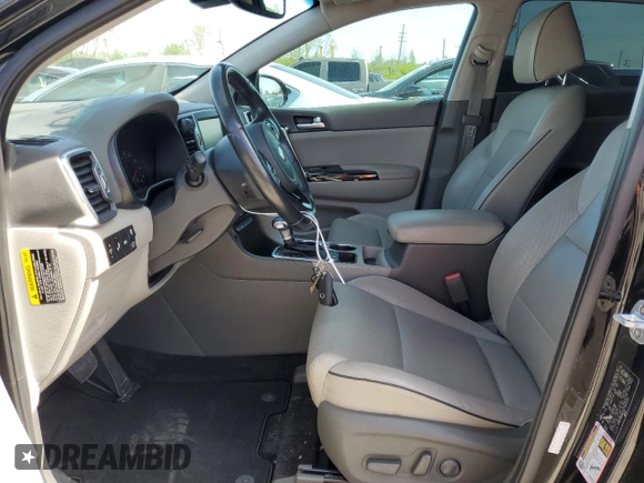 2018 Kia Sportage EX with VIN KNDPN3AC0J7322219, listed as a Copart auction lot 49298004 with 48,978 mi miles and Clean Title. Bid and sale history available at DreamBid. Image 7.
