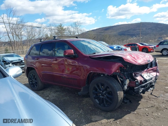 2018 Jeep Grand Cherokee Laredo E with VIN 1C4RJFAG9JC502525, listed as a IAAI auction lot 41683357 with 72,210 mi miles. Bid and sale history available at carsss.com. Image 14.