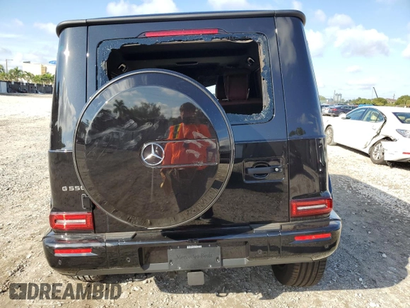 2025 Mercedes-Benz G with VIN W1NWH1AB0SX020180, listed as a Copart auction lot 86977874 with Not Provided miles and Non Repairable. Bid and sale history available at DreamBid. Image 6.