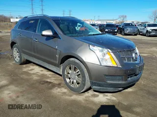 2012 Cadillac SRX Luxury Collection with VIN 3GYFNAE35CS549902, listed as a IAAI auction lot 41575145 with 201,054 mi miles and . Bid and sale history available at carsss.com. Image 1.