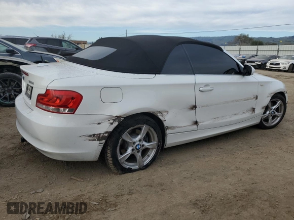 2012 BMW 1 Series 128i с VIN WBAUN1C53CVH84150, выставлен на аукционе Copart как лот 47309405 с пробегом 102 570 миль миль и Списание • Salvage title. История ставок и продаж доступна на DreamBid. Изображение 3.