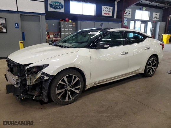 2018 Nissan Maxima SL with VIN 1N4AA6AP9JC365797, listed as a Copart auction lot 49688455 with 223,500 mi miles and Salvage Title. Bid and sale history available at carsss.com. Image 1.