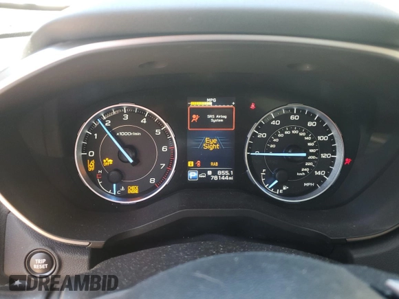2020 Subaru Ascent Touring with VIN 4S4WMARD5L3439803, listed as a Copart auction lot 56249215 with 78,144 mi miles and Non repairable. Bid and sale history available at DreamBid. Image 9.