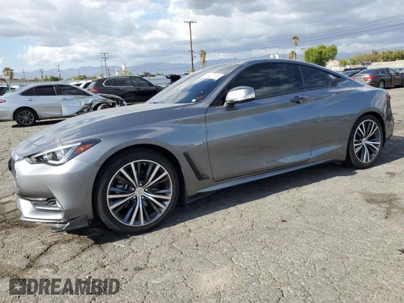 2019 Infiniti Q60 3.0t LUXE with VIN JN1EV7EK7KM231745, listed as a Copart auction lot 51437115 with 15,002 mi miles and Salvage Title. Bid and sale history available at carsss.com. Image 1.