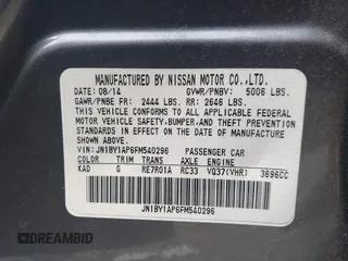 2015 Infiniti Q70 with VIN JN1BY1AP6FM540296, listed as a IAAI auction lot 42524538 with 119,933 mi miles and . Bid and sale history available at DreamBid. Image 9.