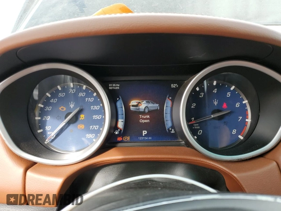 2016 Maserati Ghibli S Q4 с VIN ZAM57RTA8G1189149, выставлен на аукционе Copart как лот 45127015 с пробегом 123 154 миль миль и Списание • Salvage title. История ставок и продаж доступна на DreamBid. Изображение 9.