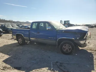 1996 Dodge Ram 1500 with VIN 3B7HC13Z1TG131478, listed as a Copart auction lot 46857135 with 57,047 mi miles and Salvage Title. Bid and sale history available at carsss.com. Image 4.