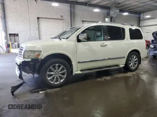 2010 Infiniti QX56 with VIN 5N3ZA0NC1AN902879, listed as a Copart auction lot 55455705 with 208,639 mi miles and Salvage title. Bid and sale history available at DreamBid. Image 1.