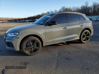 2020 Audi SQ5 Premium Plus with VIN WA1B4AFY8L2050082, listed as a Copart auction lot 42847785 with 48,775 mi miles and Salvage Title. Bid and sale history available at carsss.com. Image 1.