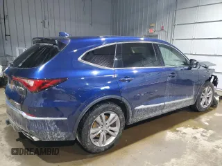 2022 Acura MDX with VIN 5J8YE1H3XNL037380, listed as a Copart auction lot 42343445 with 68,085 mi miles and Salvage Title. Bid and sale history available at carsss.com. Image 3.