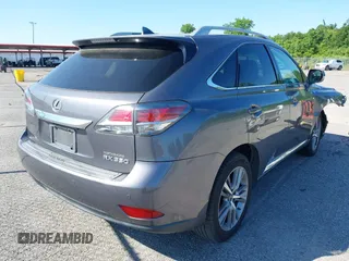 2015 Lexus RX 350 z VIN 2T2ZK1BA2FC177902, wystawiony jako IAAI lot #42119445 z przebiegiem 145 754 mil mil oraz . Historia ofert i sprzedaży dostępna na DreamBid. Obrazek 4.