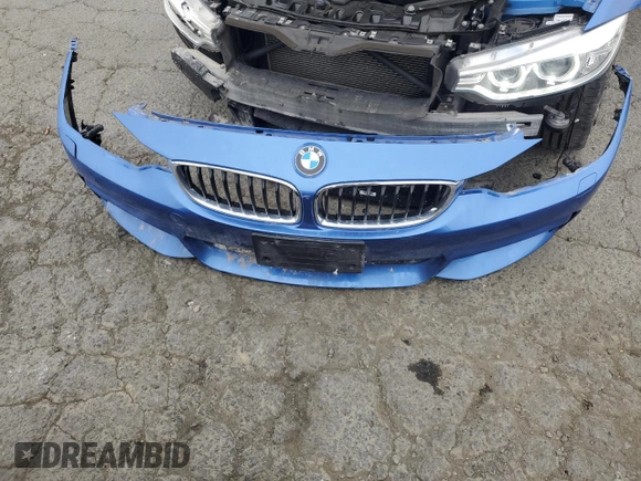 2015 BMW 4 Series 428i with VIN WBA3V7C54FP771931, listed as a Copart auction lot 53778755 with 51,411 mi miles and Salvage Title. Bid and sale history available at carsss.com. Image 12.