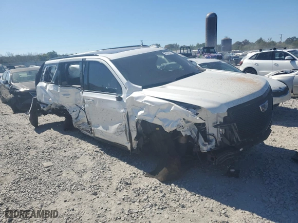 2023 Cadillac Escalade 4WD Sport Platinum with VIN 1GYS4GKL2PR331711, listed as a Copart auction lot 76551854 with 0 mi miles and Salvage Title. Bid and sale history available at carsss.com. Image 4.