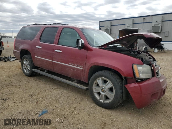 2009 Chevrolet Suburban LTZ with VIN 1GNFK36369R190572, listed as a Copart auction lot 50786325 with 133,028 mi miles and Salvage Title. Bid and sale history available at carsss.com. Image 4.