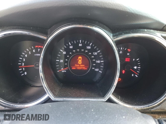 2011 Kia Optima EX with VIN KNAGN4A66B5157495, listed as a Copart auction lot 43417765 with 133,770 mi miles and Salvage Title. Bid and sale history available at carsss.com. Image 9.