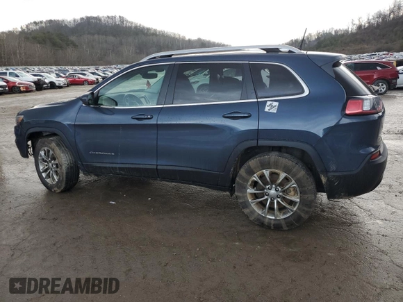2019 Jeep Cherokee Latitude Plus with VIN 1C4PJMLB9KD442027, listed as a Copart auction lot 45796005 with 85,860 mi miles and Salvage Title. Bid and sale history available at DreamBid. Image 2.