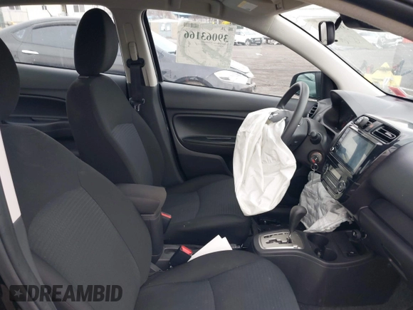 2024 Mitsubishi Mirage ES with VIN ML32FUFJ3RHF02682, listed as a IAAI auction lot 39063166 with 8,701 mi miles and . Bid and sale history available at DreamBid. Image 5.