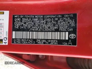 2016 Scion iM with VIN JTNKARJE1GJ509275, listed as a Copart auction lot 44257765 with 162,968 mi miles and Salvage Title. Bid and sale history available at carsss.com. Image 15.