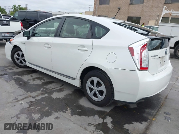 2012 Toyota Prius One with VIN JTDKN3DU7C5504139, listed as a IAAI auction lot 42110798 with 121,227 mi miles and . Bid and sale history available at DreamBid. Image 3.