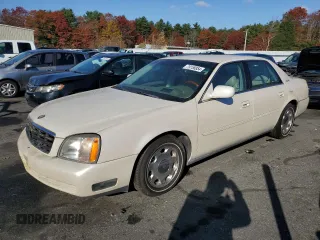 2000 Cadillac DeVille DHS z VIN 1G6KE57Y6YU285006, wystawiony jako Copart lot #79158854 z przebiegiem 33 892 mil mil oraz Nie do naprawy • Non repairable. Historia ofert i sprzedaży dostępna na DreamBid. Obrazek 1.