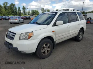 2007 Honda Pilot EX-L with VIN 5FNYF18587B030608, listed as a Copart auction lot 59046825 with 192,952 mi miles and Salvage title. Bid and sale history available at DreamBid. Image 1.
