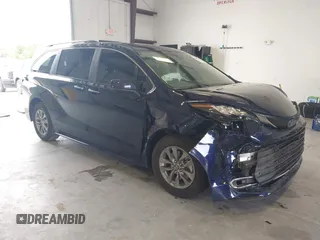 2023 Toyota Sienna XLE with VIN 5TDYRKEC2PS145751, listed as a IAAI auction lot 42661436 with 26,827 mi miles and . Bid and sale history available at DreamBid. Image 1.