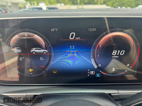 2021 Mercedes-Benz GLE 350 with VIN 4JGFB4JB7MA451823, listed as a Copart auction lot 59420345 with 91,878 mi miles and Clean title. Bid and sale history available at DreamBid. Image 8.
