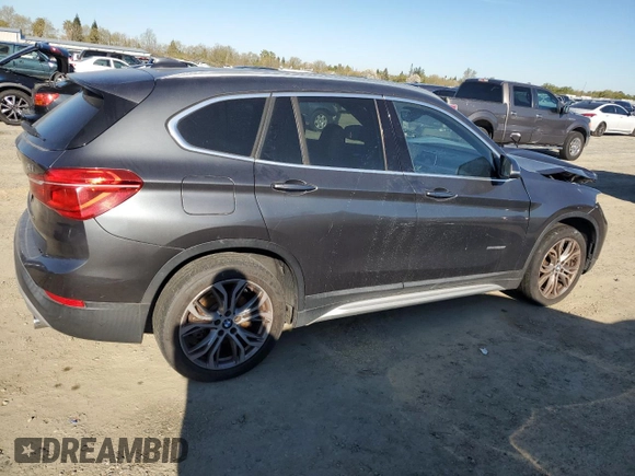 2017 BMW X1 sDrive28i with VIN WBXHU7C3XH5H36874, listed as a Copart auction lot 50607235 with 100,458 mi miles and Clean Title. Bid and sale history available at carsss.com. Image 3.