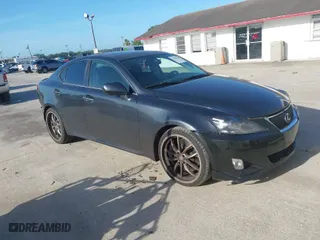2007 Lexus IS 250 with VIN JTHBK262772053587, listed as a IAAI auction lot 41959100 with 165,748 mi miles. Bid and sale history available at carsss.com. Image 1.