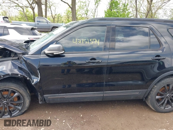 2018 Ford Explorer XLT with VIN 1FM5K7D85JGC67485, listed as a IAAI auction lot 42151574 with 96,019 mi miles and . Bid and sale history available at DreamBid. Image 15.