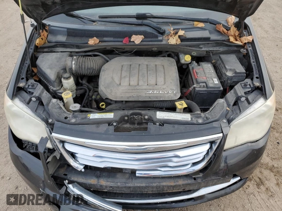 2011 Chrysler Town & Country Limited with VIN 2A4RR6DG4BR616911, listed as a Copart auction lot 83353704 with 204,731 mi miles and Clean Title. Bid and sale history available at carsss.com. Image 12.