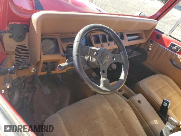 1994 Jeep Wrangler with VIN 1J4FY29S5RP415204, listed as a Copart auction lot 80346804 with 174,285 mi miles and Salvage Title. Bid and sale history available at carsss.com. Image 8.