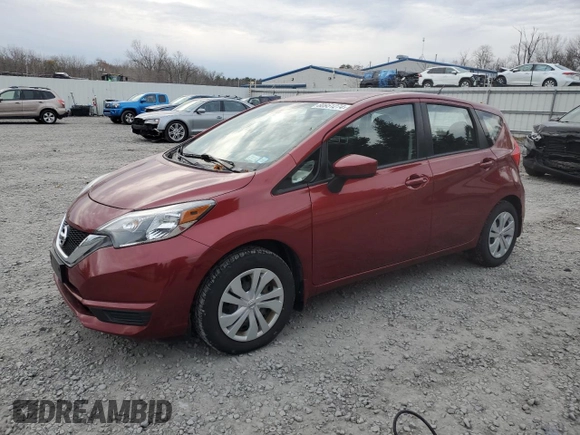 2018 Nissan Note SV with VIN 3N1CE2CP0JL355860, listed as a Copart auction lot 80951274 with 44,918 mi miles and Salvage title. Bid and sale history available at DreamBid. Image 1.