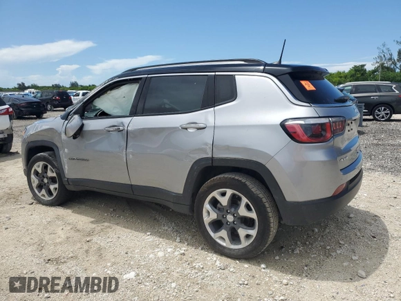 2019 Jeep Compass Limited z VIN 3C4NJDCB7KT646116, wystawiony jako Copart lot #61968895 z przebiegiem 59 077 mil mil oraz Szkoda całkowita • Salvage title. Historia ofert i sprzedaży dostępna na DreamBid. Obrazek 2.