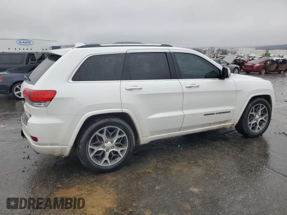 2019 Jeep Grand Cherokee Overland with VIN 1C4RJFCG8KC697077, listed as a Copart auction lot 43443485 with 85,242 mi miles and Salvage Title. Bid and sale history available at carsss.com. Image 3.