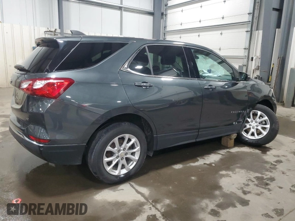 2018 Chevrolet Equinox LT with VIN 3GNAXJEV9JS644043, listed as a Copart auction lot 47387545 with 90,648 mi miles and Salvage Title. Bid and sale history available at DreamBid. Image 3.