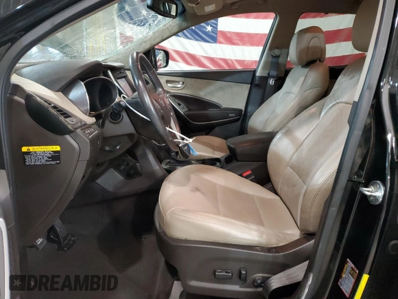 2017 Hyundai Santa Fe 2.4L with VIN 5NMZUDLB1HH022813, listed as a Copart auction lot 76973494 with 100,866 mi miles and Salvage title. Bid and sale history available at DreamBid. Image 7.