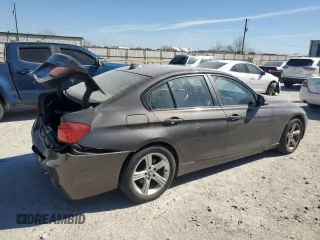 2015 BMW 3 Series 320i with VIN WBA3B1C54FK141216, listed as a Copart auction lot 43298484 with 130,646 mi miles and Salvage Title. Bid and sale history available at carsss.com. Image 3.