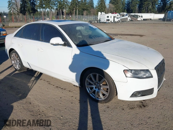 2009 Audi A4 2.0T Prem Plus with VIN WAUSF78K29N035139, listed as a IAAI auction lot 41426978 with 124,793 mi miles. Bid and sale history available at carsss.com. Image 1.