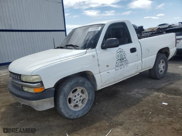 2000 Chevrolet Silverado 1500 with VIN 1GCEK14V1YZ137340, listed as a Copart auction lot 54135605 with 269,307 mi miles and Clean Title. Bid and sale history available at carsss.com. Image 1.