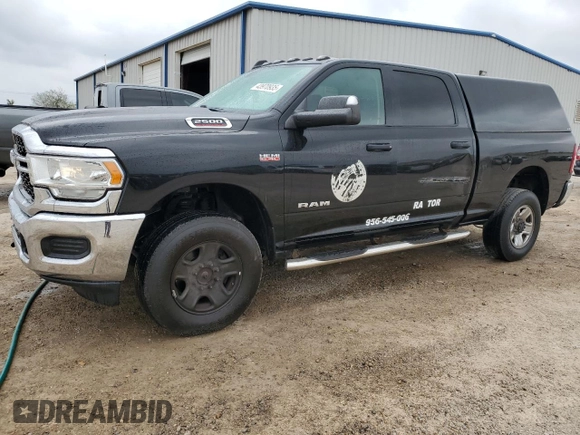 2019 Ram 2500 Tradesman with VIN 3C6UR5CJ1KG649448, listed as a Copart auction lot 43970935 with 97,898 mi miles and Clean Title. Bid and sale history available at carsss.com. Image 1.