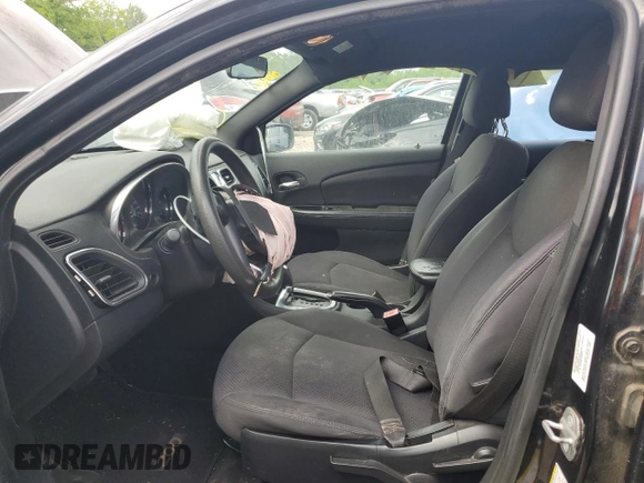 2014 Chrysler 200 LX with VIN 1C3CCBAB5EN209586, listed as a Copart auction lot 52146335 with 203,829 mi miles and Salvage Title. Bid and sale history available at carsss.com. Image 7.