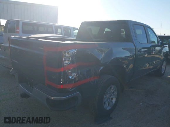 2025 Chevrolet Silverado 1500 LT with VIN 3GCPACED0SG198246, listed as a IAAI auction lot 41823971 with 10,660 mi miles. Bid and sale history available at carsss.com. Image 4.