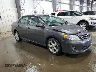 2013 Toyota Corolla L with VIN 5YFBU4EE7DP211250, listed as a Copart auction lot 53884715 with 70,723 mi miles and Salvage Title. Bid and sale history available at DreamBid. Image 4.