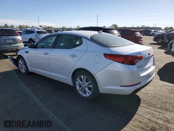 2013 Kia Optima LX z VIN 5XXGM4A71DG182351, wystawiony jako Copart lot #53869324 z przebiegiem 125 893 mil mil oraz Szkoda całkowita • Salvage title. Historia ofert i sprzedaży dostępna na DreamBid. Obrazek 2.